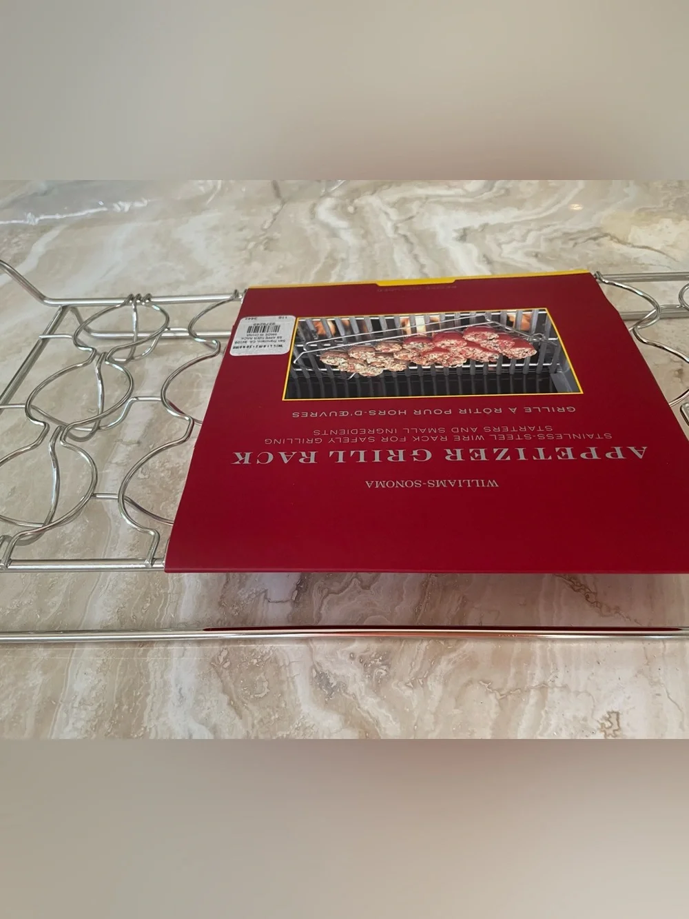 NWT Williams Sonoma Stainless Steel Appetizer Grill Rack